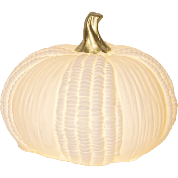 Star Trading - Pumpkin 12cm - Dekorationsbelysning - Vit