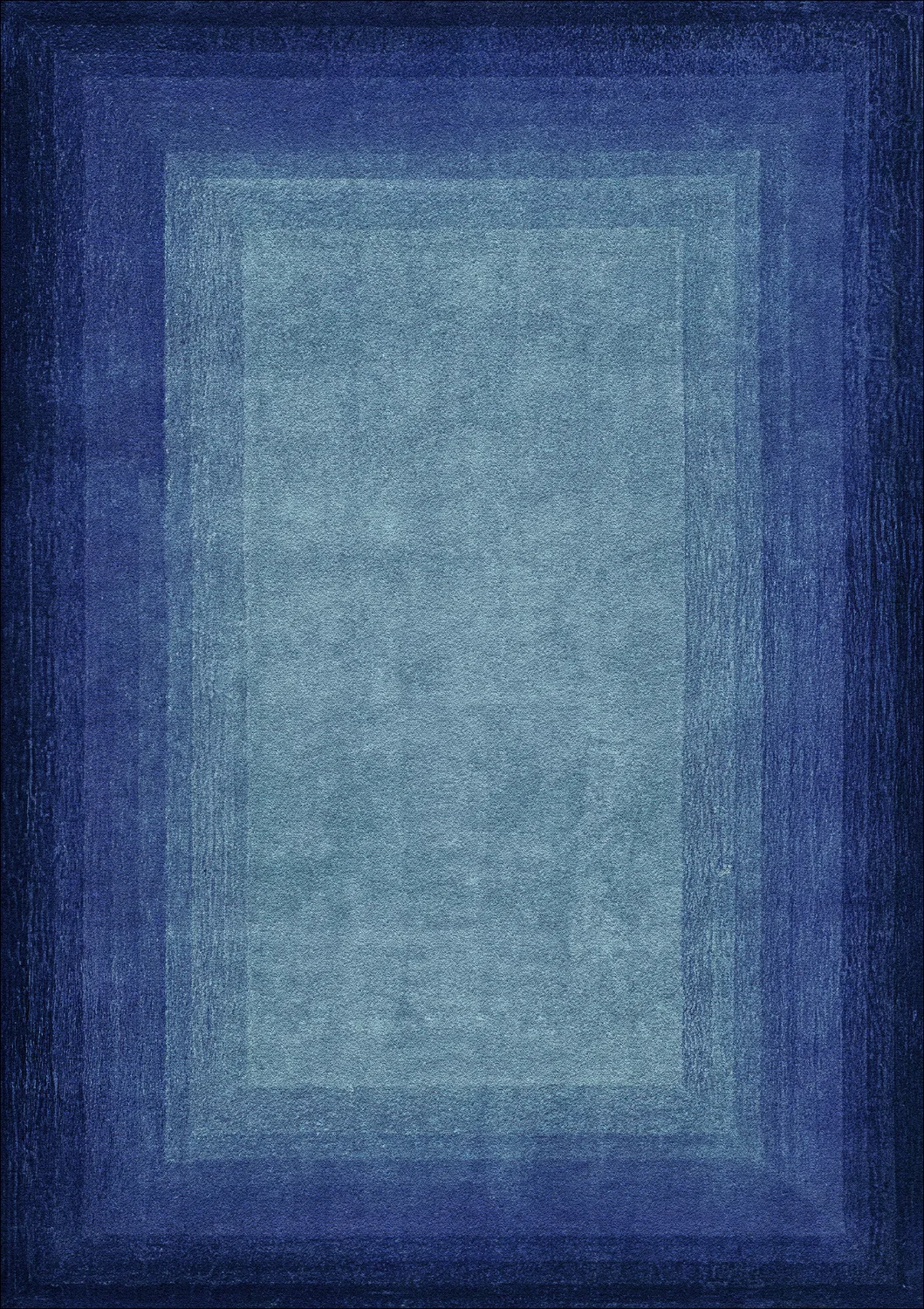 Wilton-teppe - Zina (blå) (Størrelse: 200 x 280 cm)
