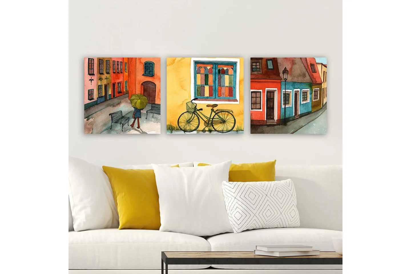 Decorative Canvas Painting (3 Pieces) 30x30 -