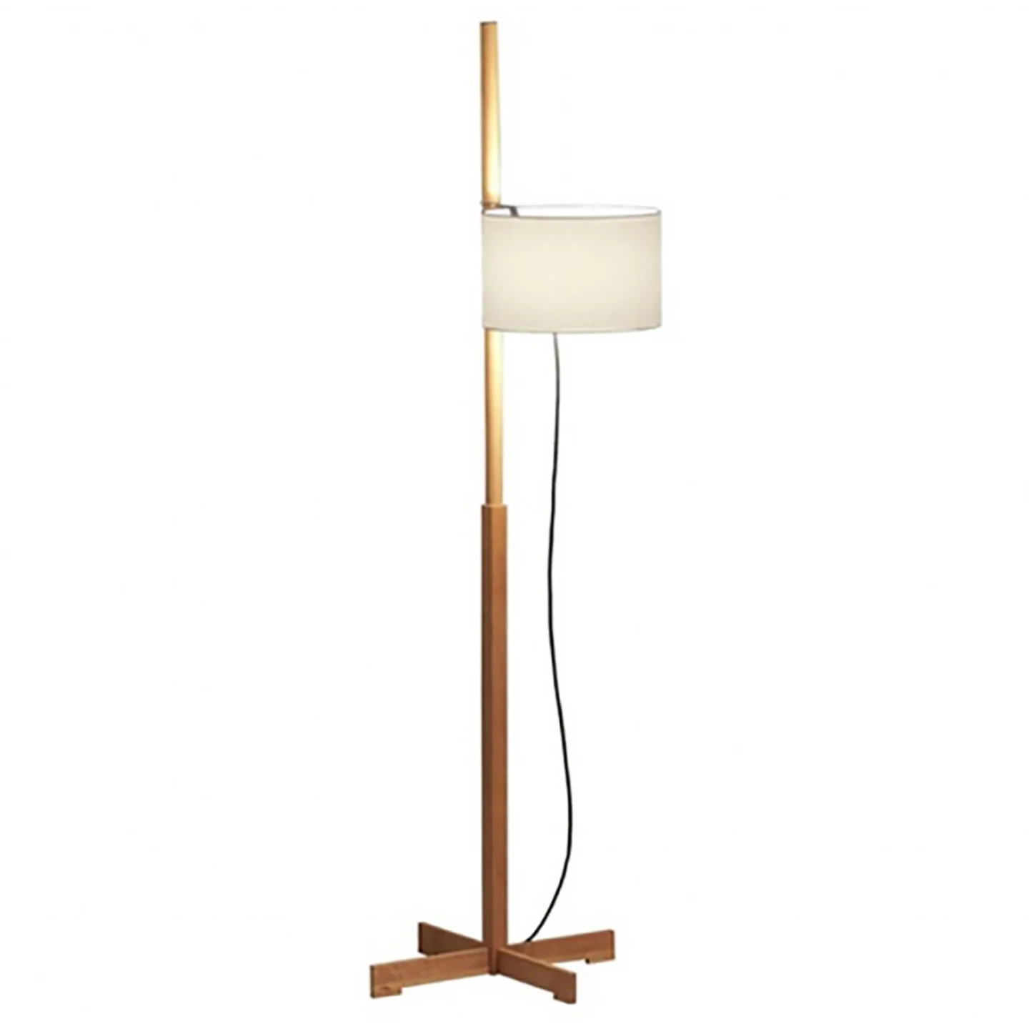 TMM Gulvlampe Oak/Beige - Santa & Cole - Stue - Tre