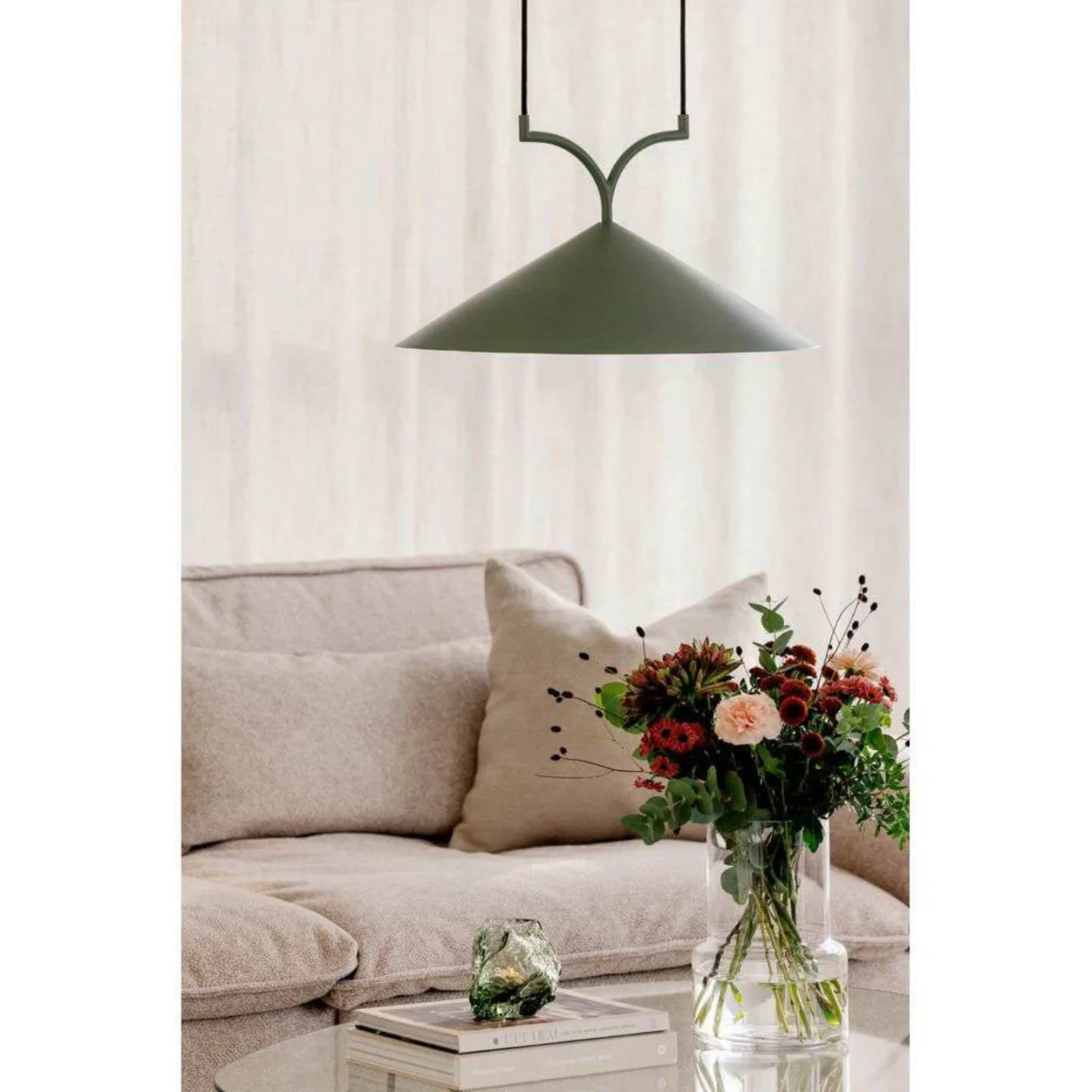Curve 50 Pendel Green - Globen Lighting - Stue - Design - Metal