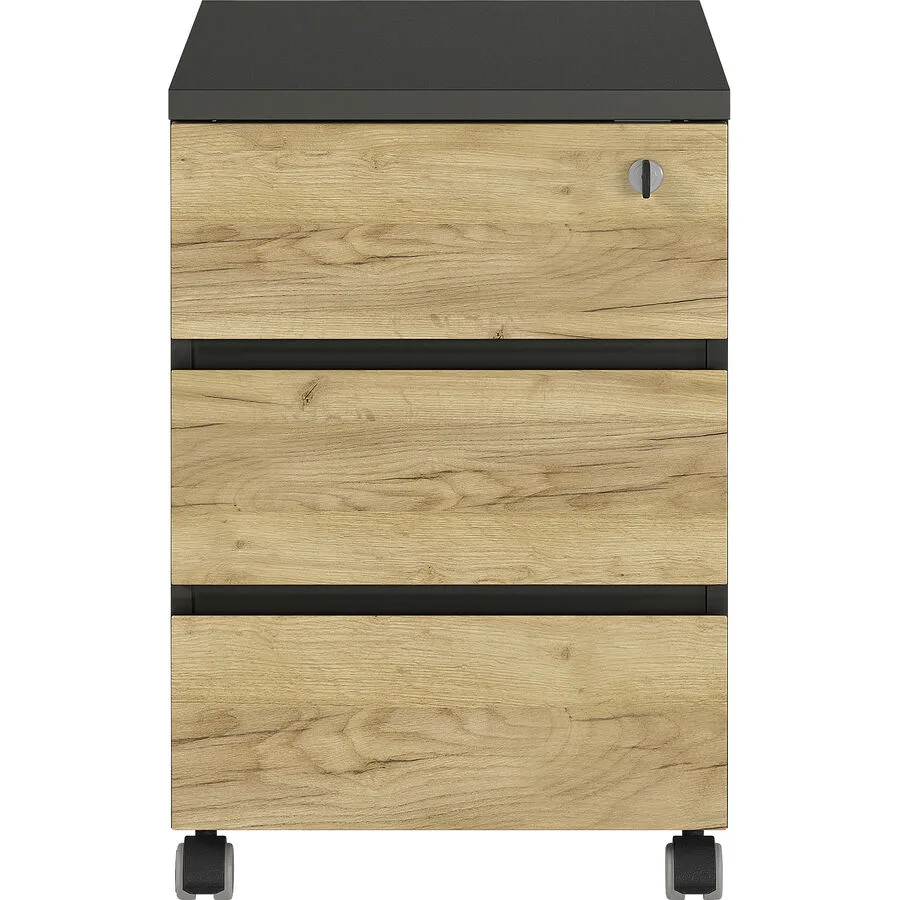 Rollcontainer Lissabon ll graphit Holzwerkstoff B 41 H 60 cm