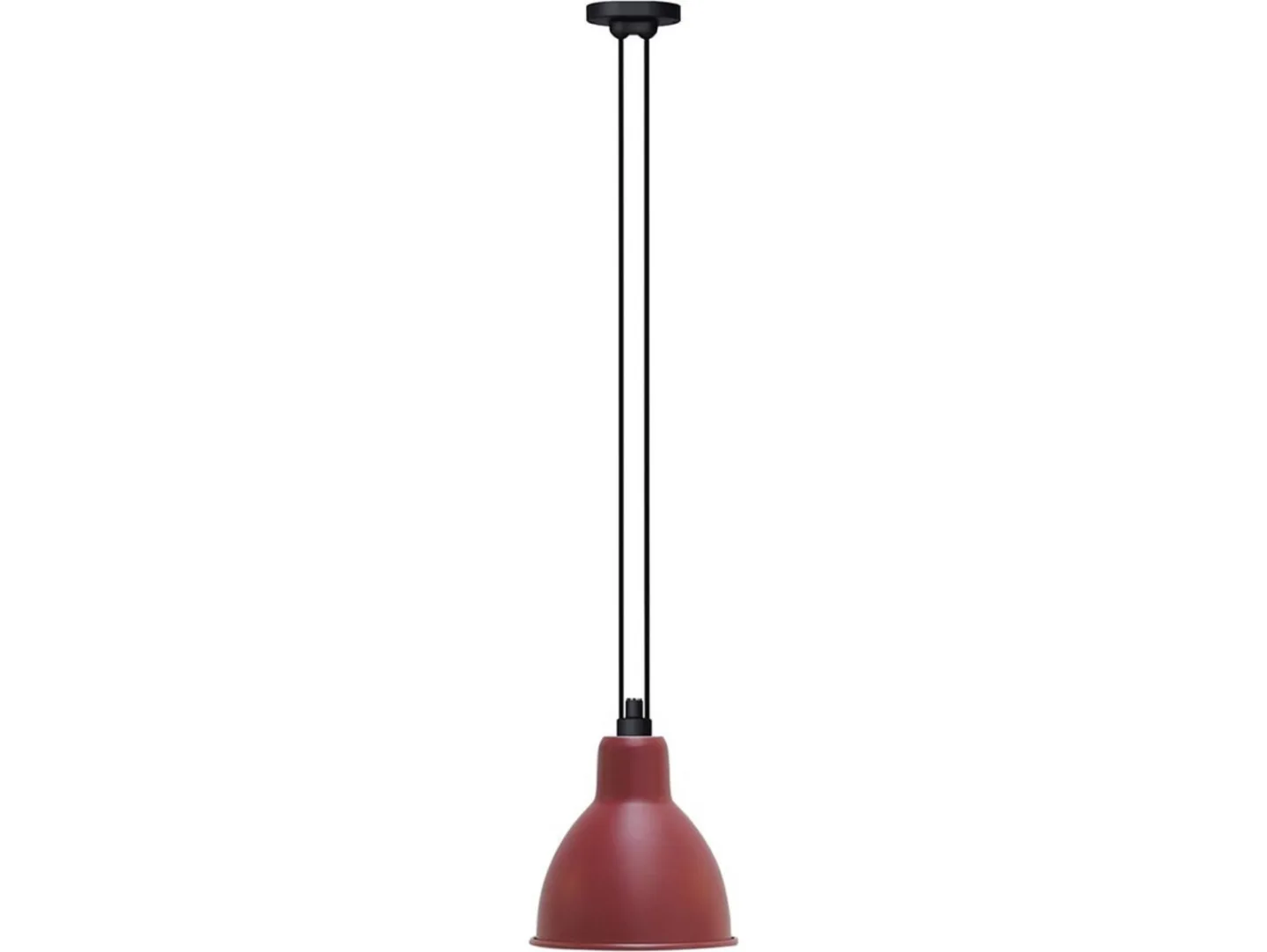 322 L Pendelleuchte Round Red - Lampe Gras - Wohnzimmer - Metall