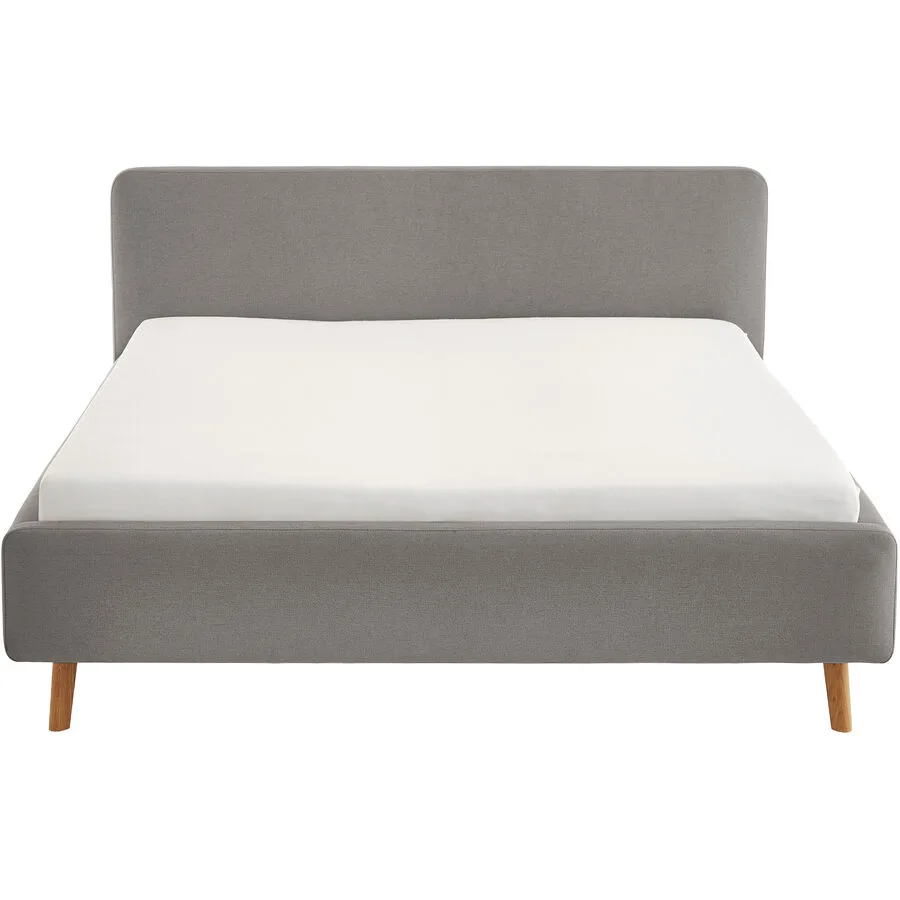 Bett Senja Ash Stoff 180 x 200 cm