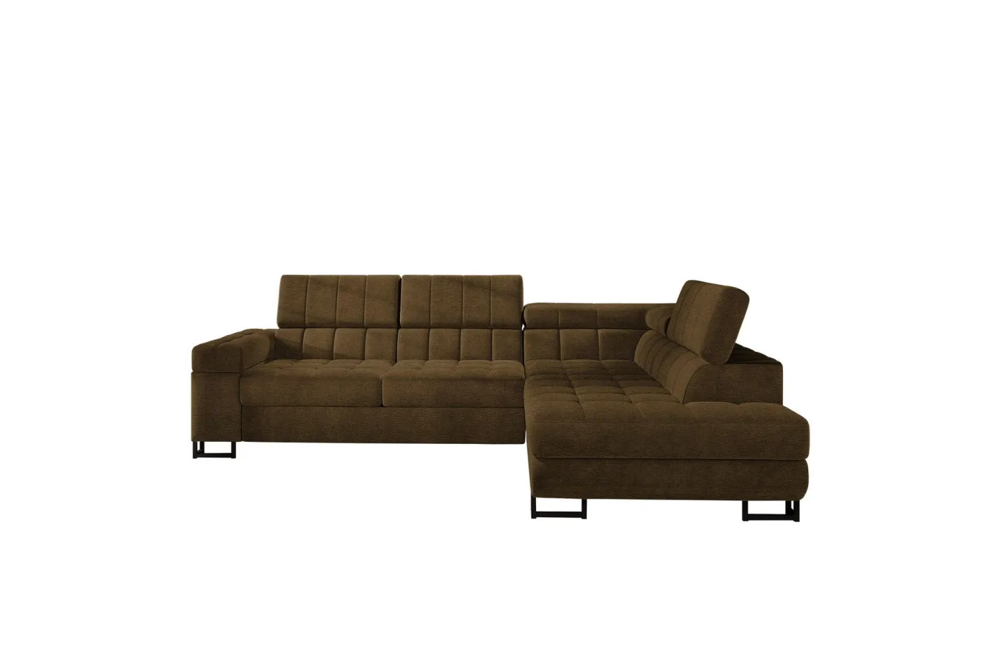 Warwick Soffa med Schäslong 3-sits - Brun