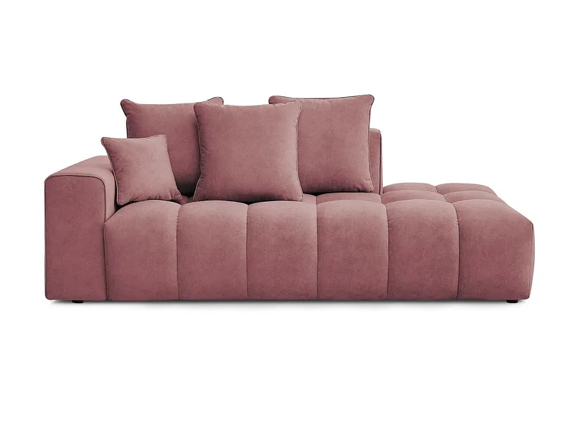 3er Sofa BOBOCHIC MONT-BLANC Samt rosa