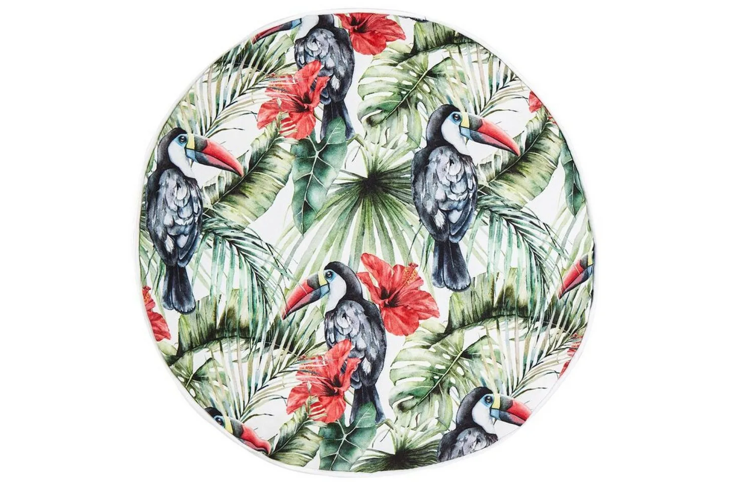 Padua Utomhuskudde 40 cm Rund - Grön/Röd/Svart