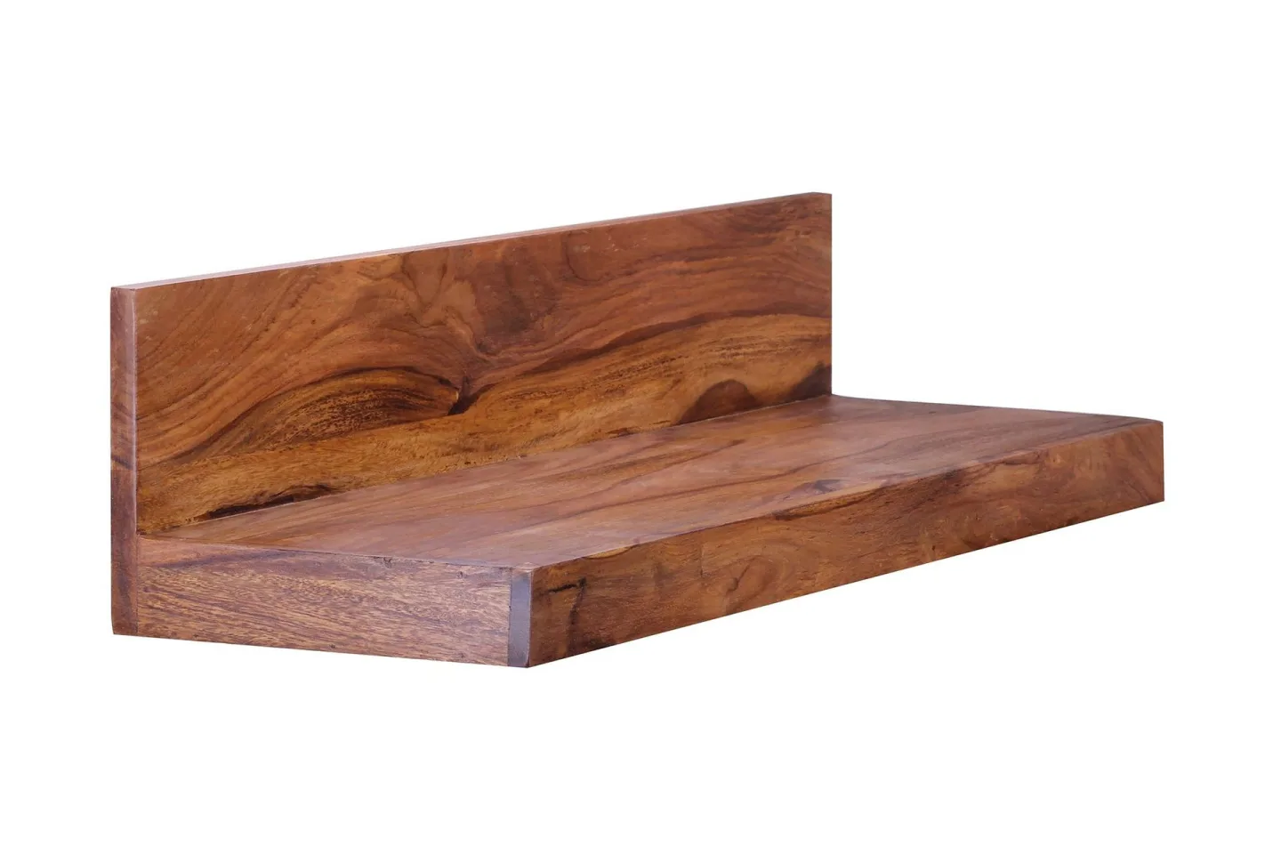 Jakaela Vägghylla - Trä/natur