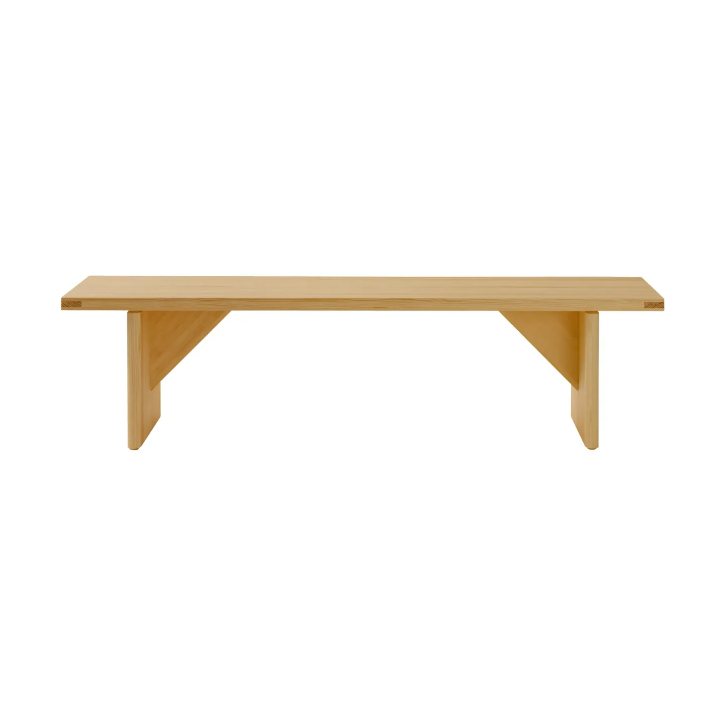Vaarnii 012 Kolmio Bench bänk Matt oljevaxad furu, 176x42x45 cm