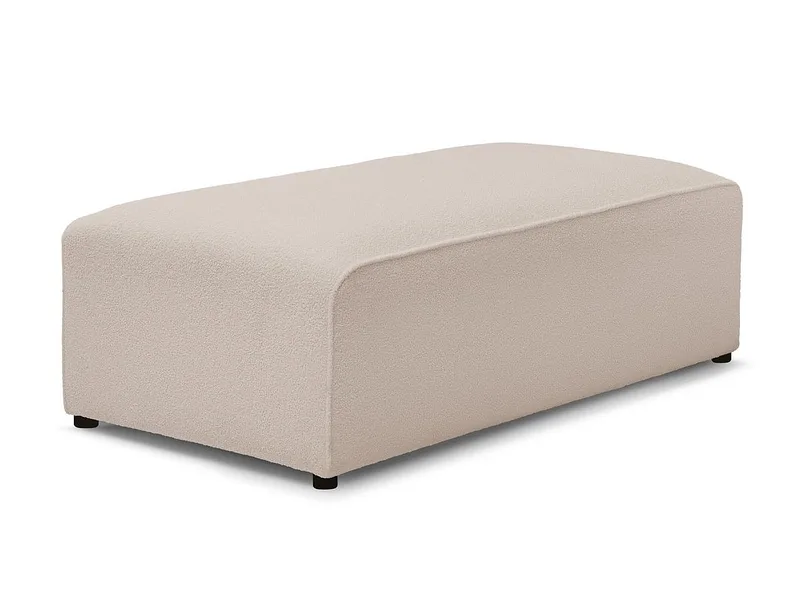 Hocker BOBOCHIC MEGEVE 70x140x45cm boucle-stoff beige
