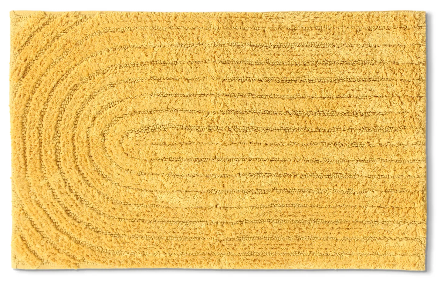 Baderomsmatte - Evena (gul) (Størrelse: 70 x 120 cm)