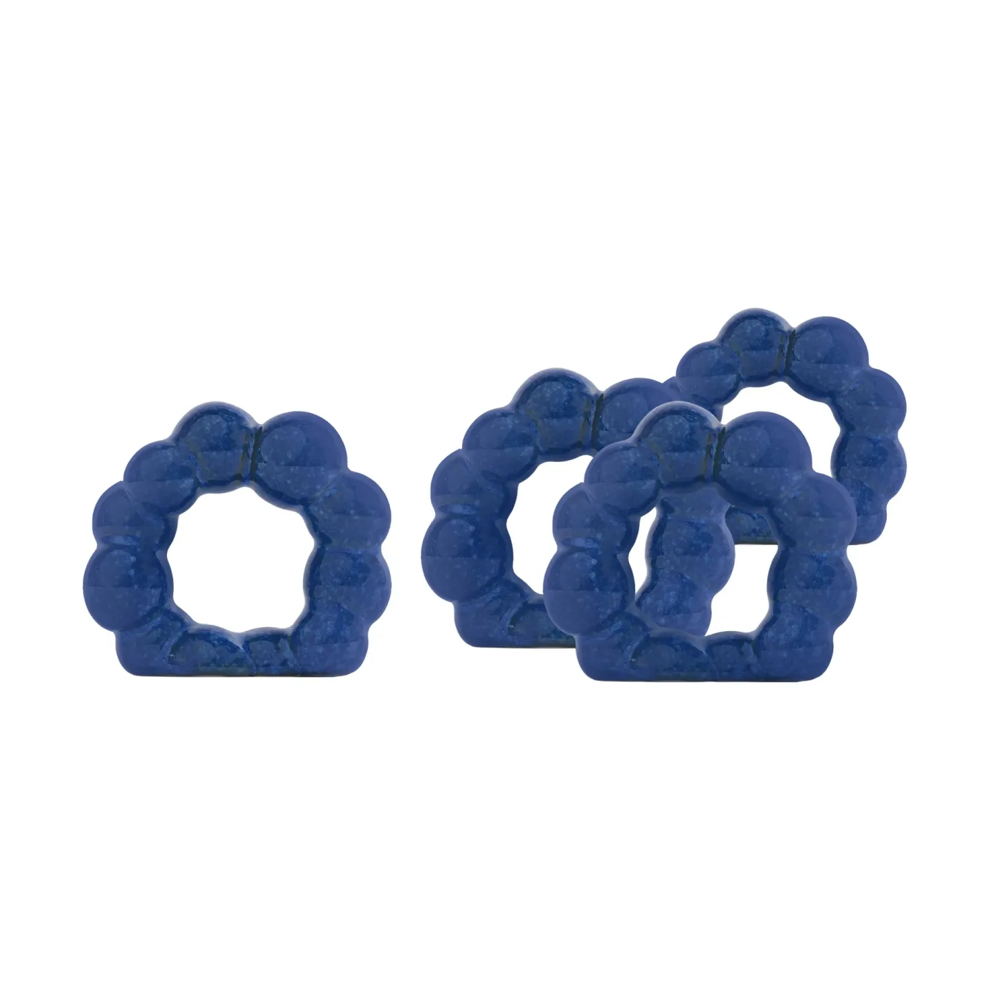 Byon Porto Serviettenring 4‑er Pack Blau