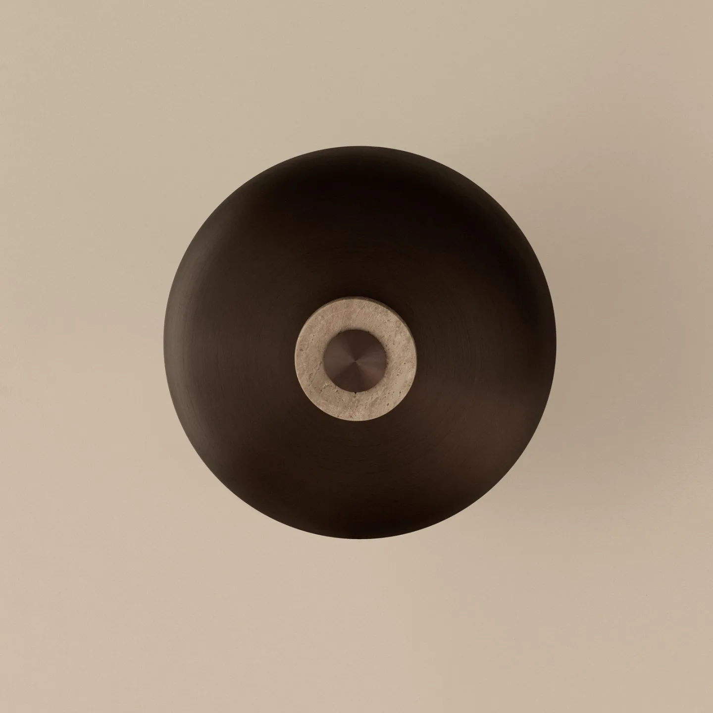 Reverse LED-Wandleuchte, bronze, Ø 24 cm - Audo Copenhagen - Wohnzimmer - Design - Aluminium - Einflammig