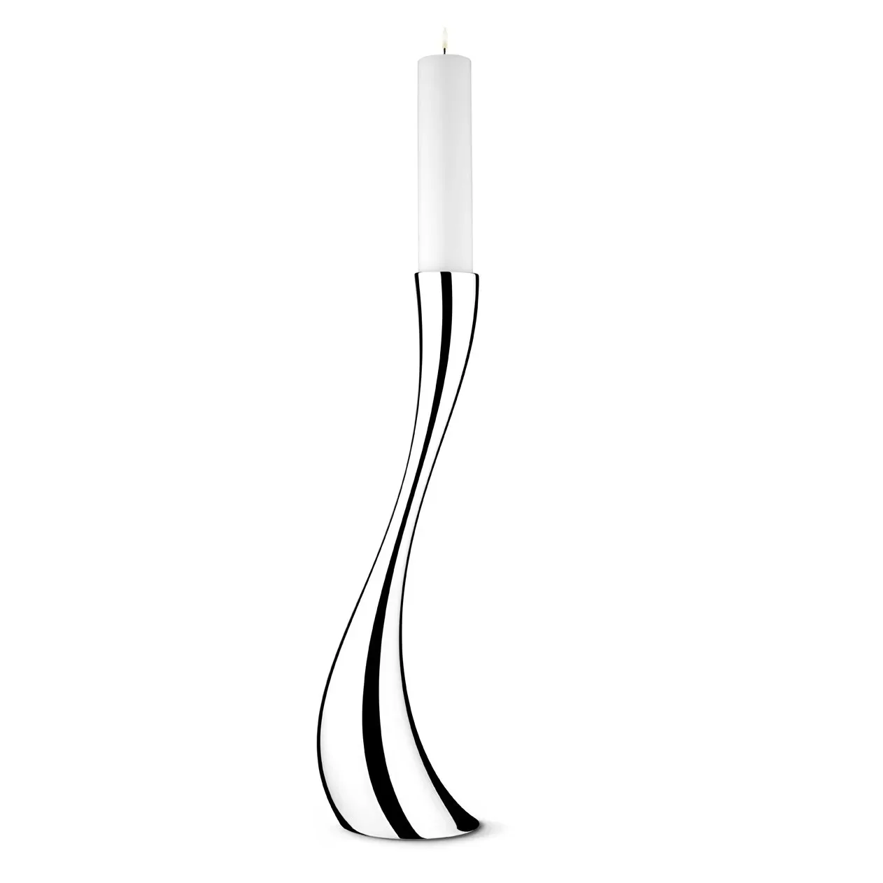 Georg Jensen Cobra golvljusstake stor, 60 cm