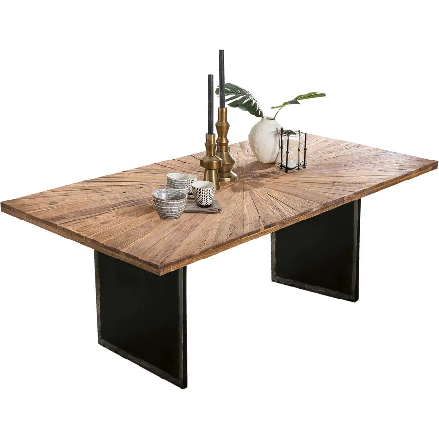 Esstisch Anter natur Teak Massivholz B 160 T 90 cm