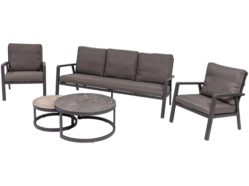 Garten-Set PALAWAN Aluminium anthrazit