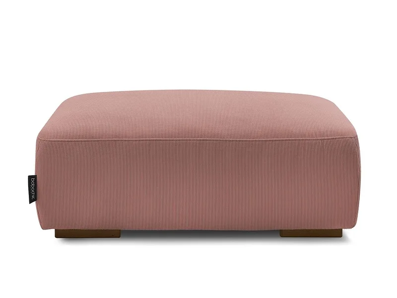 Hocker BOBOCHIC SIDONIE 70x100x40cm cord-stoff rosa