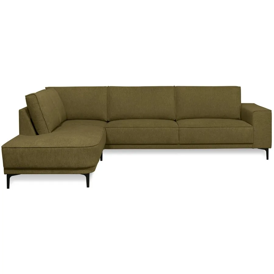 Ecksofa Marjorie Links Stoff senf B 289 T 210 cm