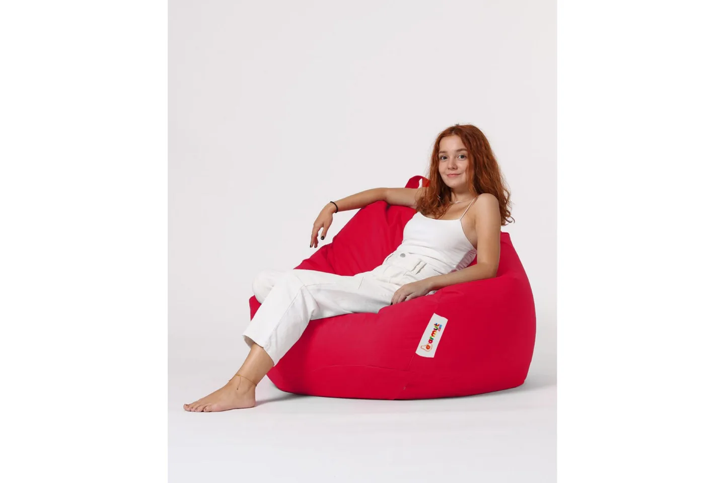 Sittsäck Utomhus Hunny 115 cm - Röd