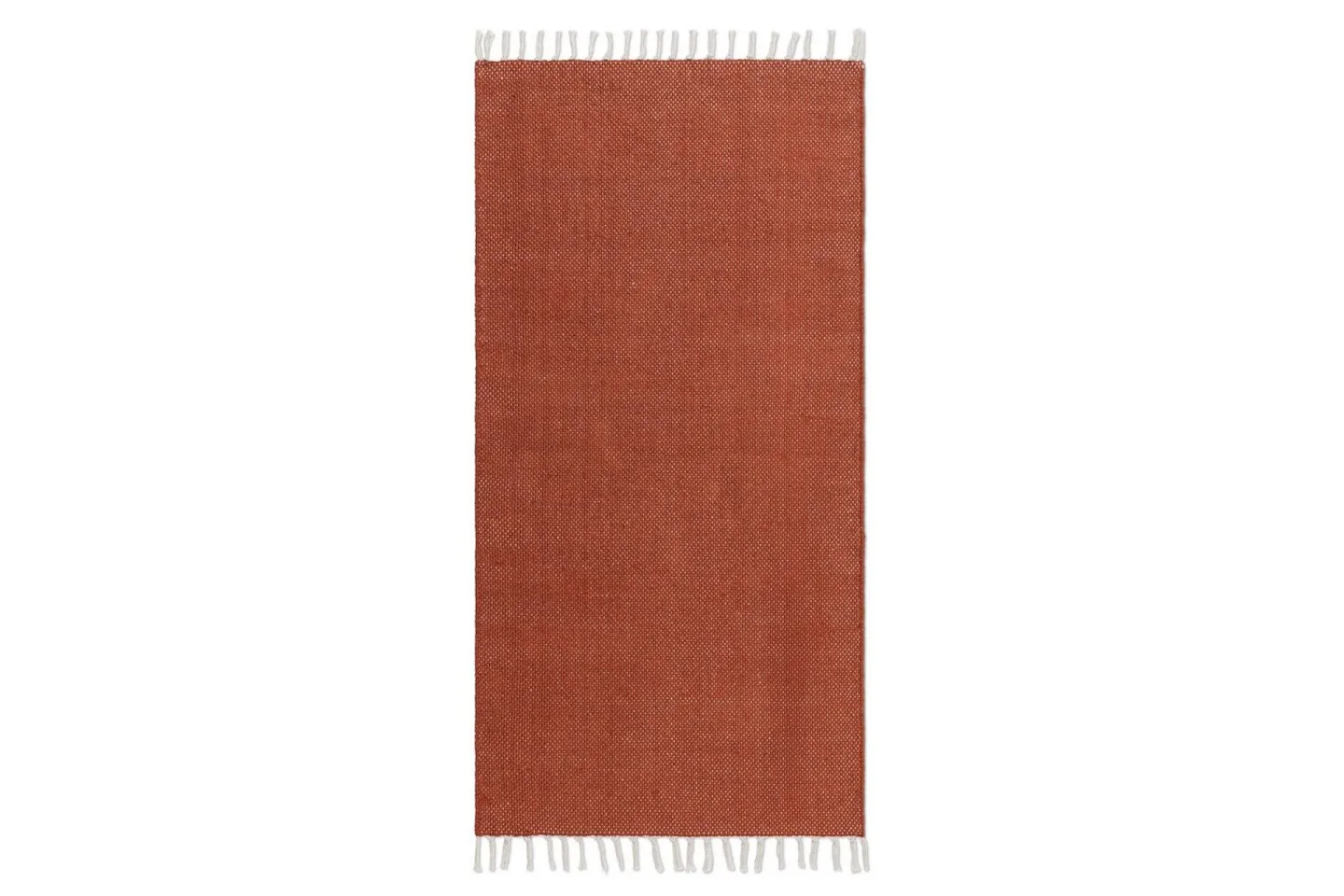 Garnmatta Line - 75x220 cm, Terracotta
