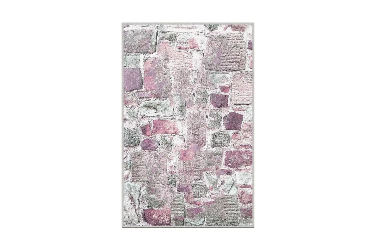 Homefesto Matta 100x200 cm - Multifärgad