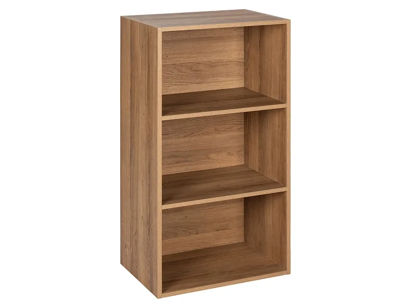 Bibliothek KIKI 29x42x80cm 3 Fächer 3 Tablare nussbaum