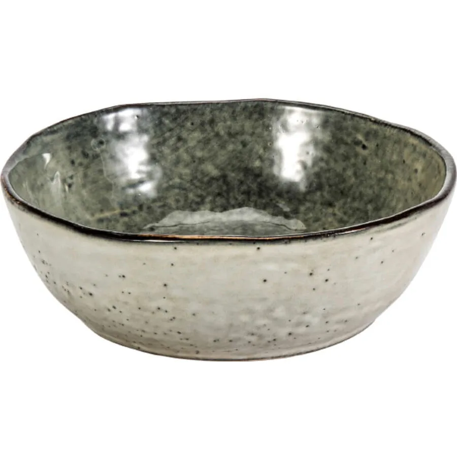 Schüssel Artisan Grün Steingut 14 cm 4.5 cm