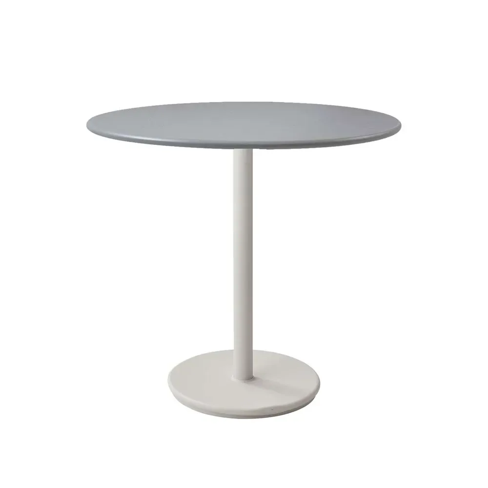 Cane-line Go cafébord Ø80 cm Light grey-white