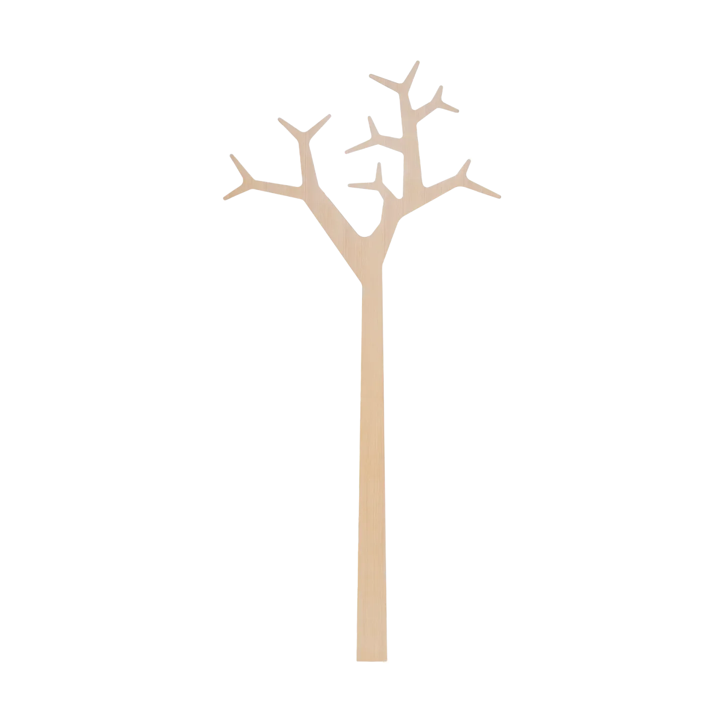 Swedese Tree Wandmontierter Garedrobenaufhängung Special Edition 194 cm Weiß pigmentierte Kiefer