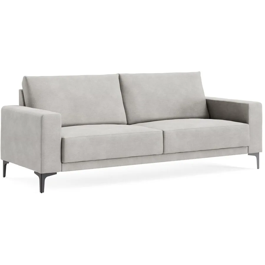 Sofa Bivio Ohne MOVIE - 3/3 warm grey B 214 T 88 cm - Möbel Konfigurator: Traummöbel individuell zusammenstellen