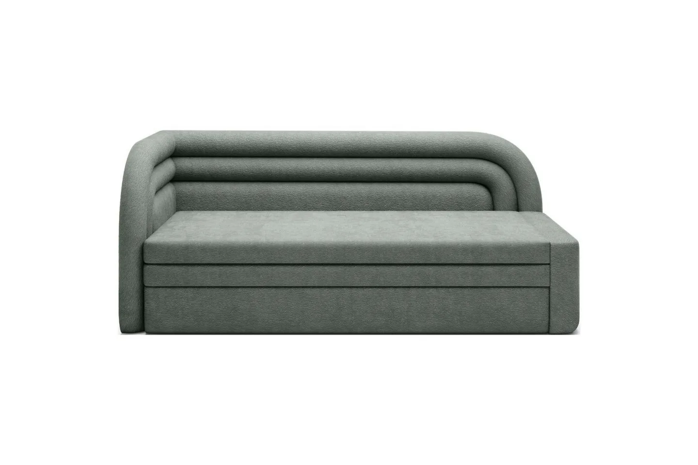 Soffa Eltap Fabillo 223x86x80 cm - Touch 100, Grön, Vänster