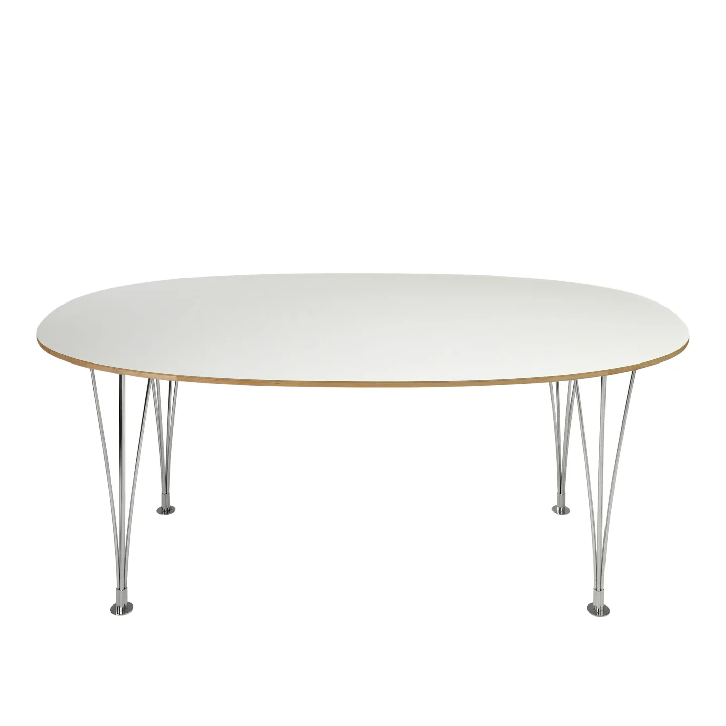 Bruno Mathsson International - Mi 361 Supercirkel - Vit laminat - Höjd: 72 cm - Matbord - Bruno Mathsson - Vit - Laminat