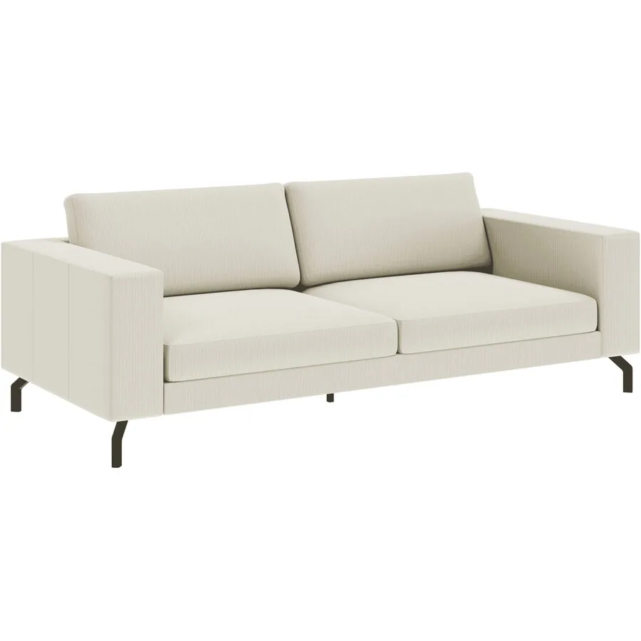 Sofa Domino Beige Stoff 220 cm 98 cm - Möbel Konfigurator: Traummöbel individuell zusammenstellen