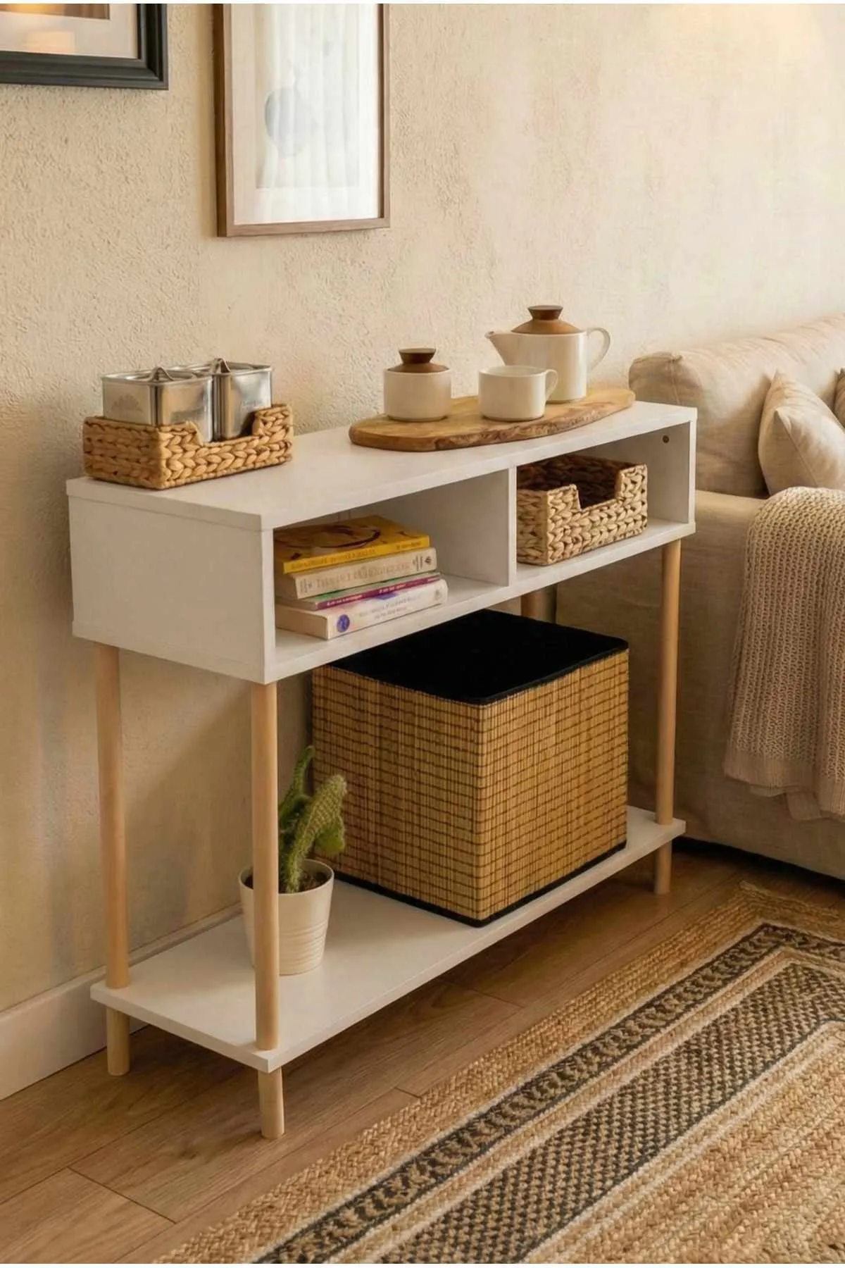 Belvo Sideboard 90x75x30 cm - Vit