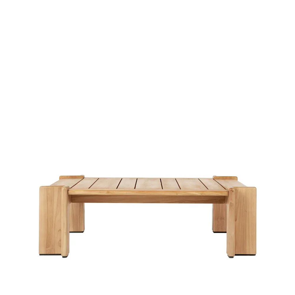 GUBI Atmosfera soffbord 113x110 cm Teak