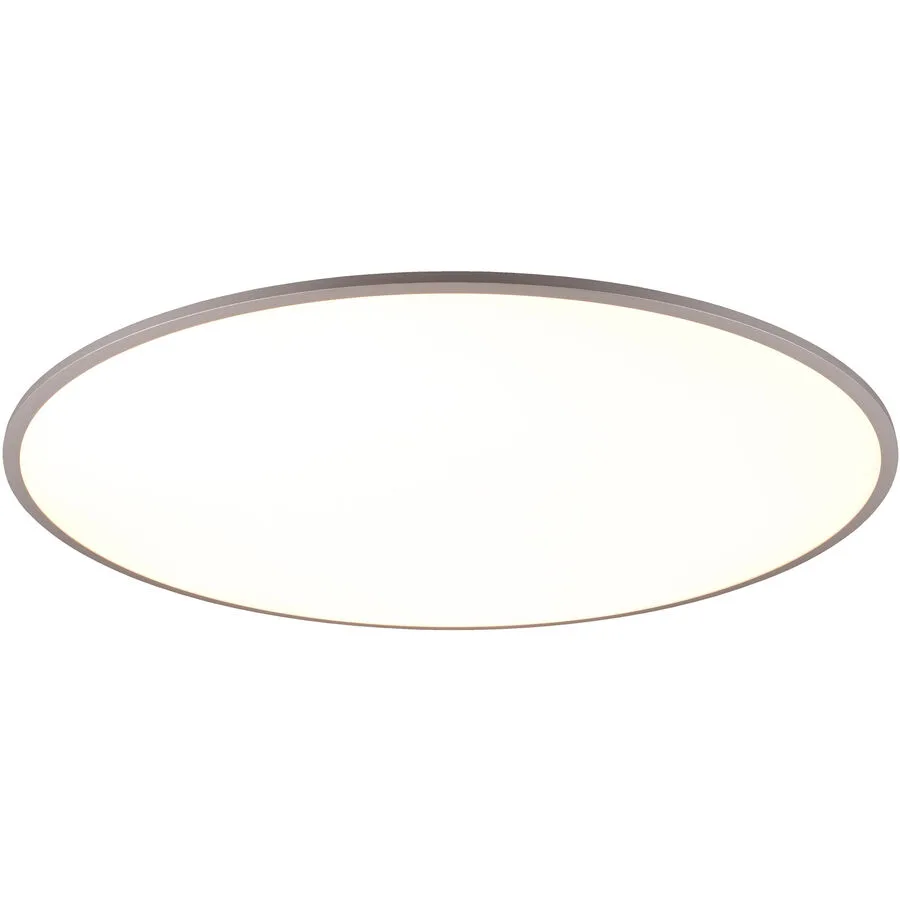 Deckenlampe Amuy Silber Metall 5 cm - Farbe: titanfarbig - LED - LED Energiesparlampen
