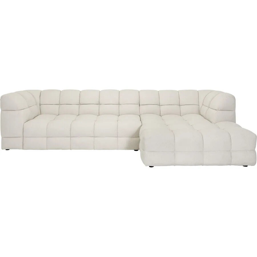 Ecksofa Mala Stoff ivory B 300 T 180 cm