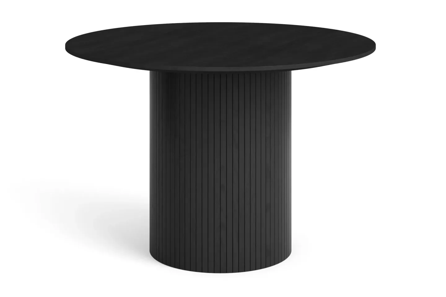 Kopparbo Runt Matbord 110 cm Fanér - Svart