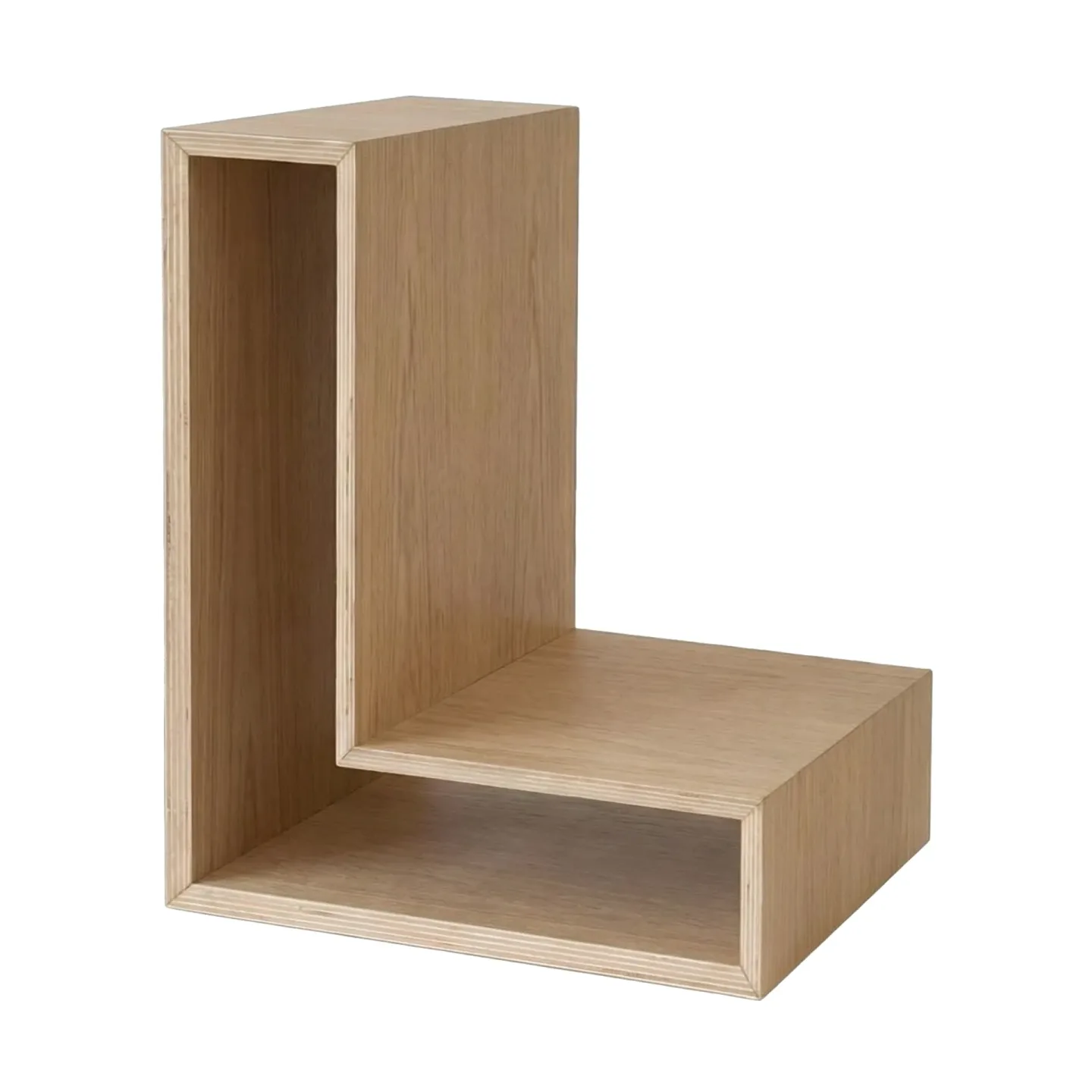 Maze L-shelf Wandregal Eiche, 30x38x29 cm