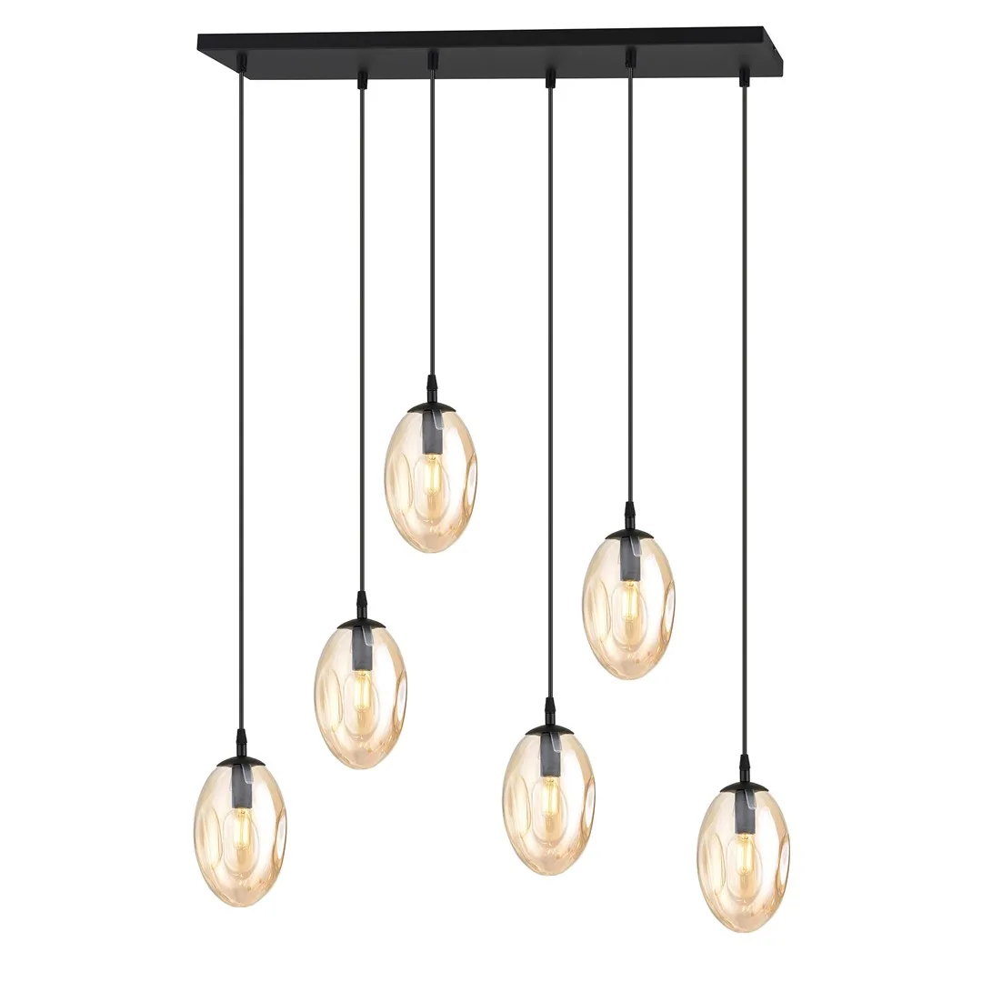 Emibig Lighting - Astral 70cm - Taklampa - Amber