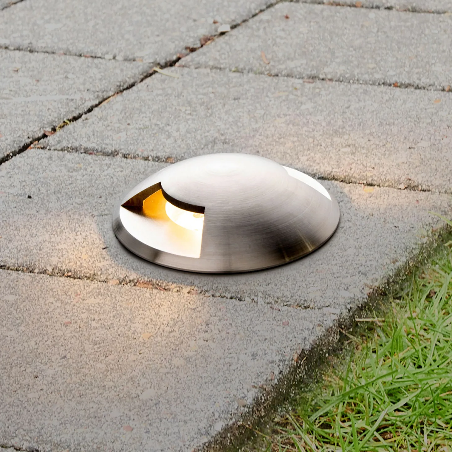 Helene nedgravningsspot i aluminium - Lucande - Terrasse - Moderne - Metal - Med én lyskilde