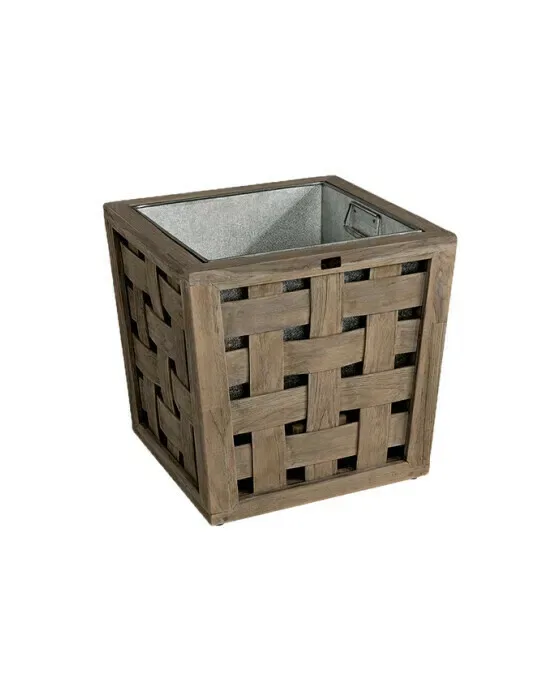Caprice blomkasse teak charcoal
