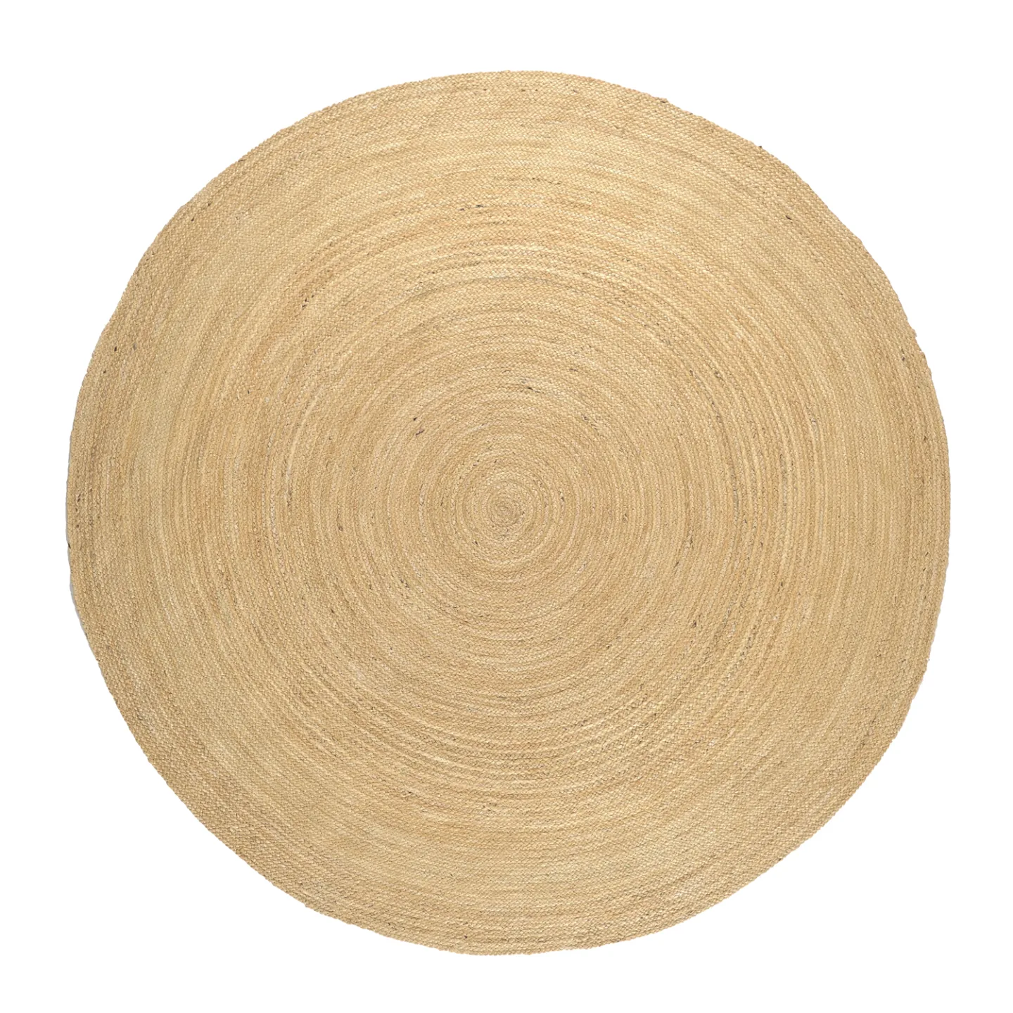 Rund jutematte - Amasia (natur) (Størrelse: Ø 240 cm)