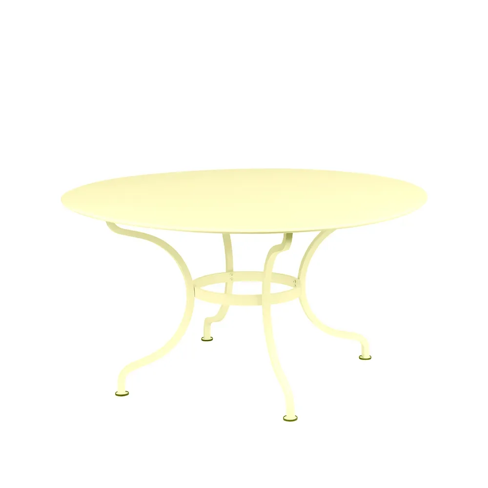 Fermob Romane bord runt Frosted lemon (gul)