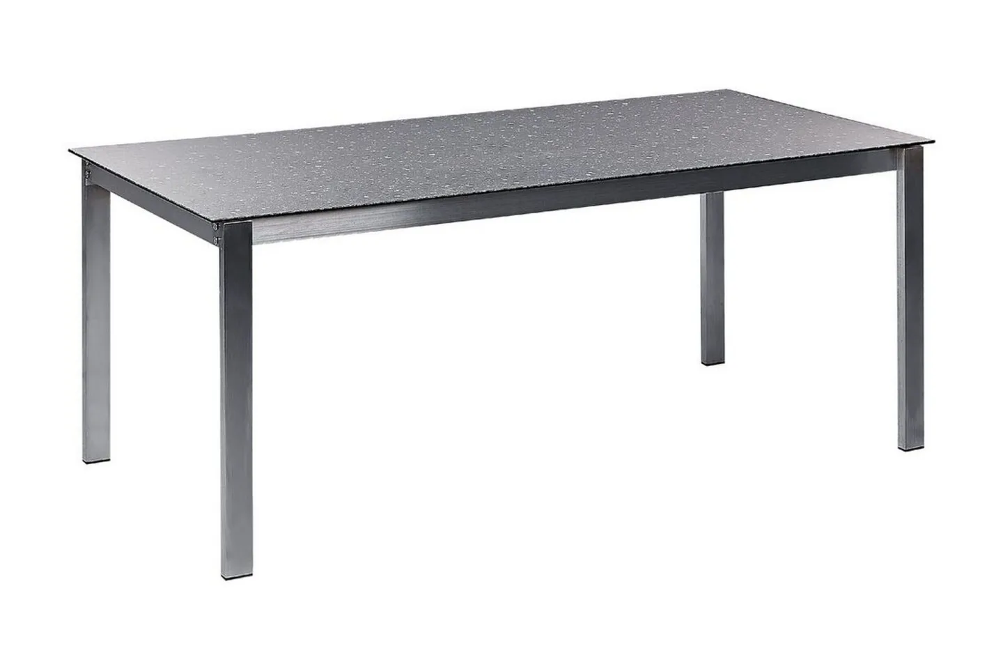 Zervo Matbord Utomhus 180x90 cm - Svart/Silver