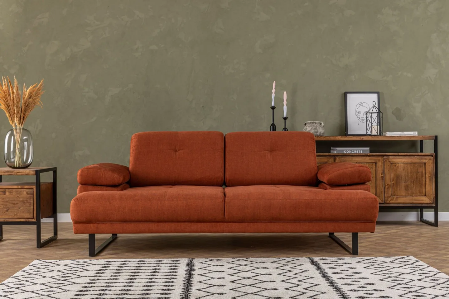 Kitimat Soffa 2-sits - Orange