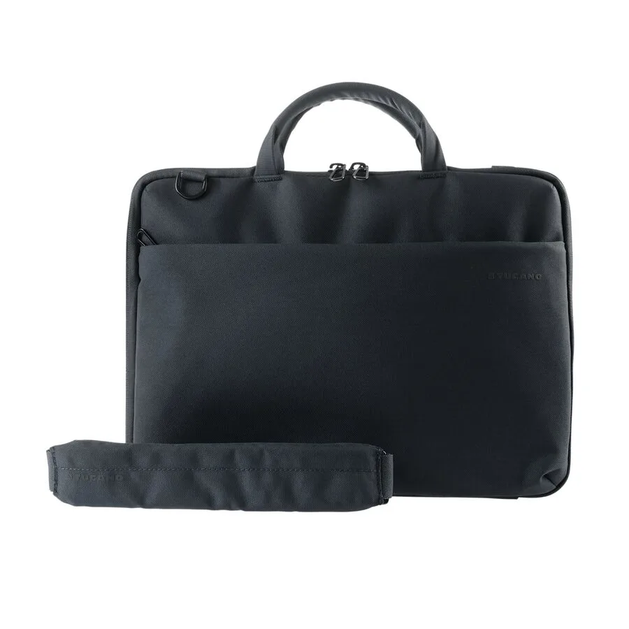 TUCANO Laptop-Tasche Dark Schwarz Stoff