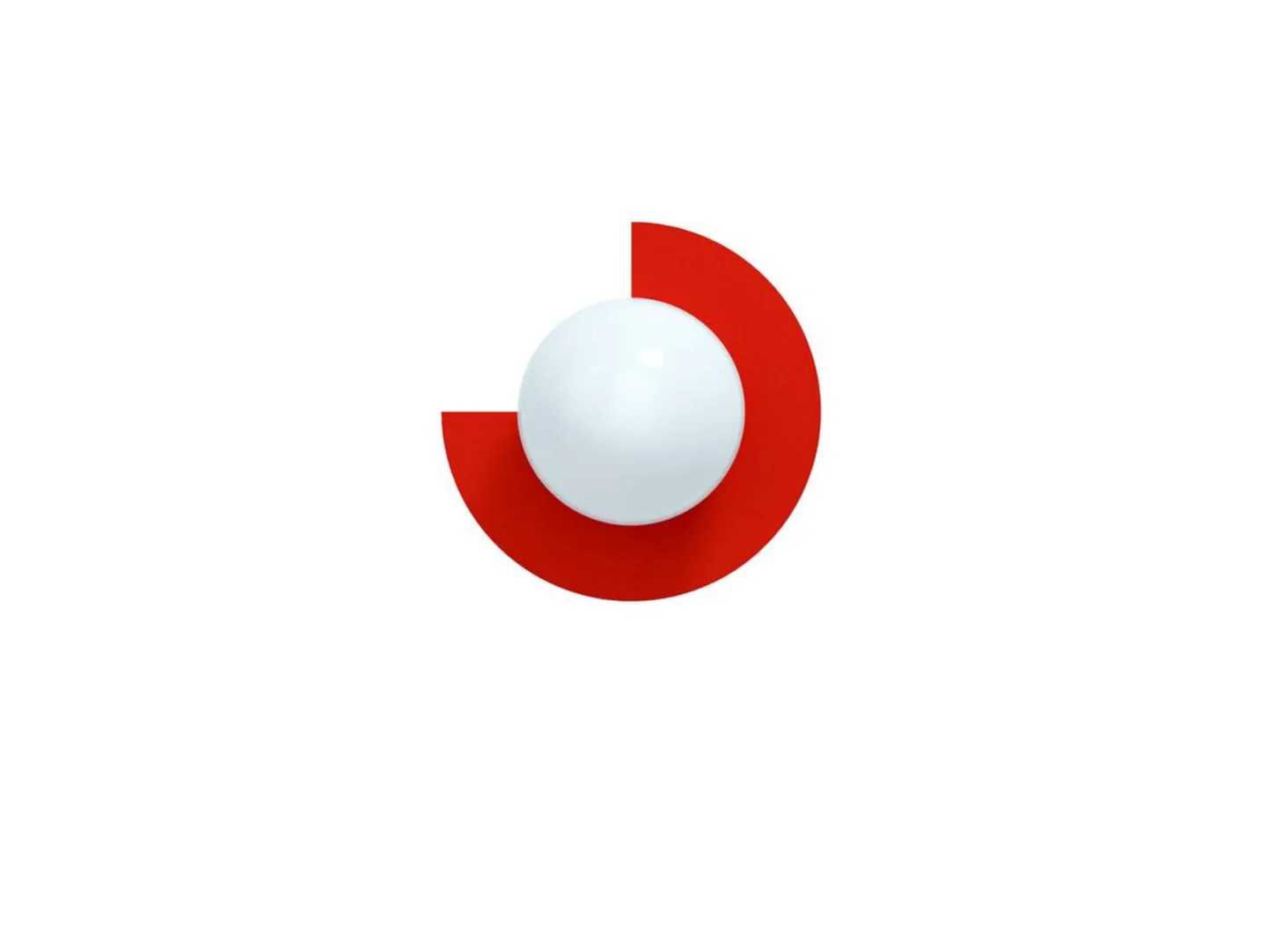 Candy Little Circle 270 S Wandlampe, rot - Swedish Ninja - Wohnzimmer - Metall