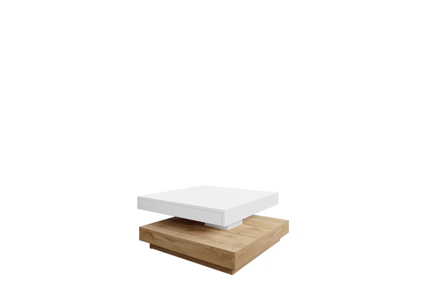 Nenani Soffbord 70 cm - Vit/Beige