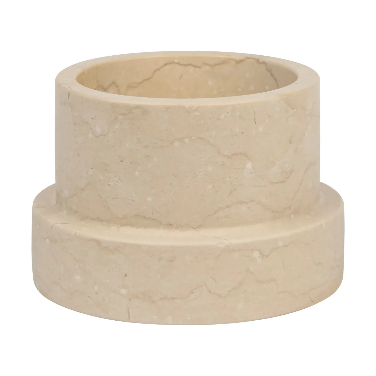 Mette Ditmer Marble Kerzenhalter für Blockkerze 6,5cm Sand